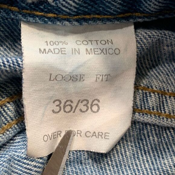 Vintage BCC Blues Jeans Medium Wash Straight Leg Denim Loose Fit - Picture 5 of 8